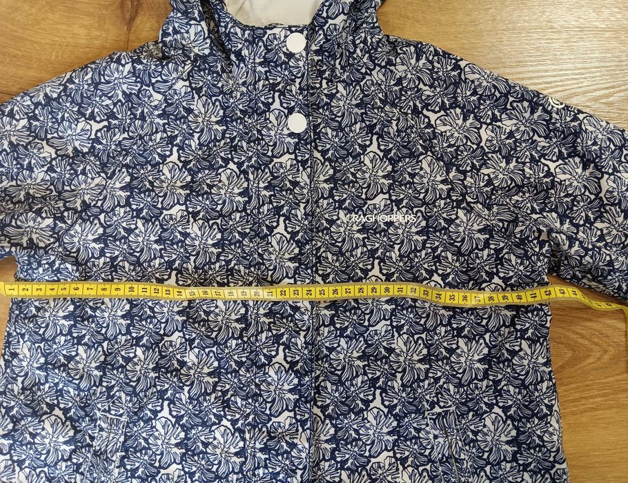 Kurtka jesienna przeciwdeszczowa dziewczęca