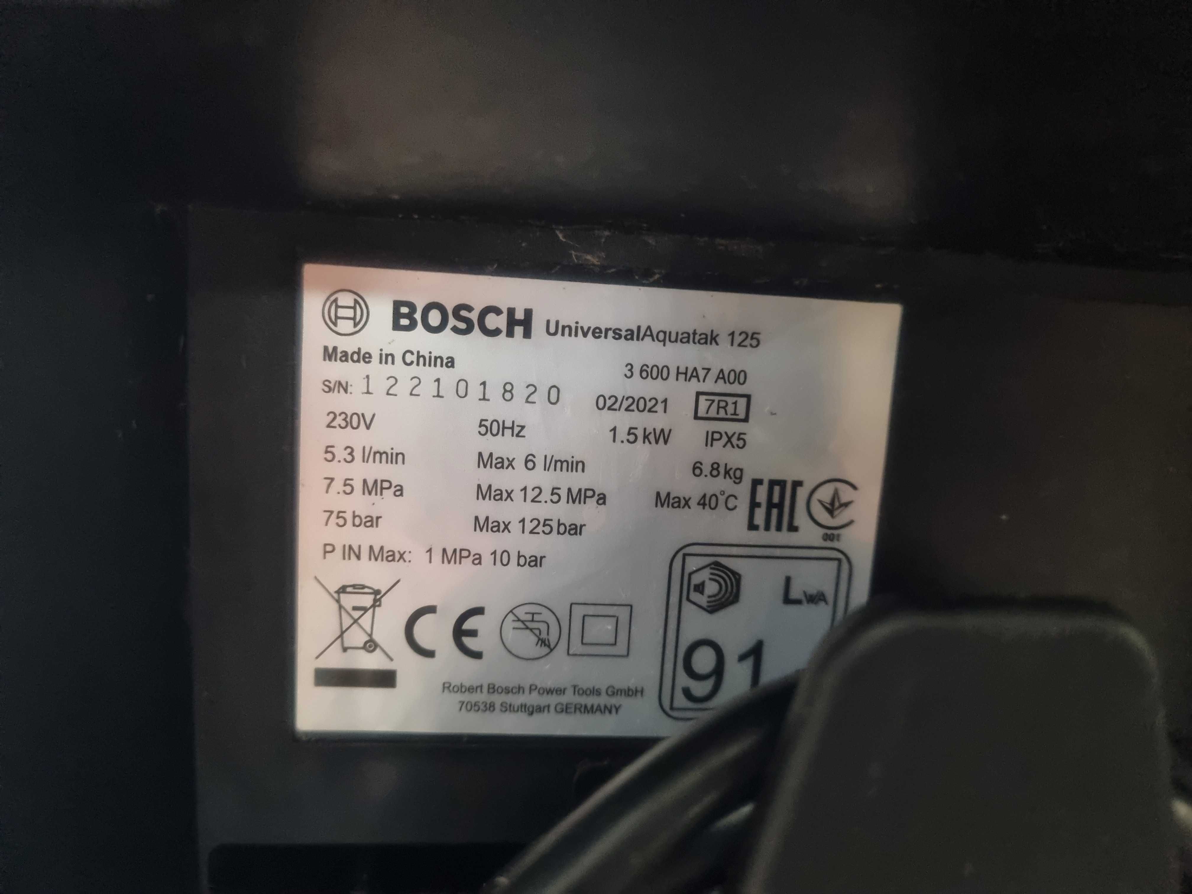 OKAZJA Myjka cisnieniowa wysokocisnieniowa karcher Bosch Aquatak 125