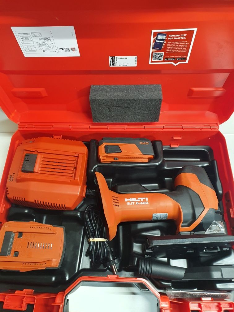 Hilti sjt 6 a22 безщоточний лобзик.