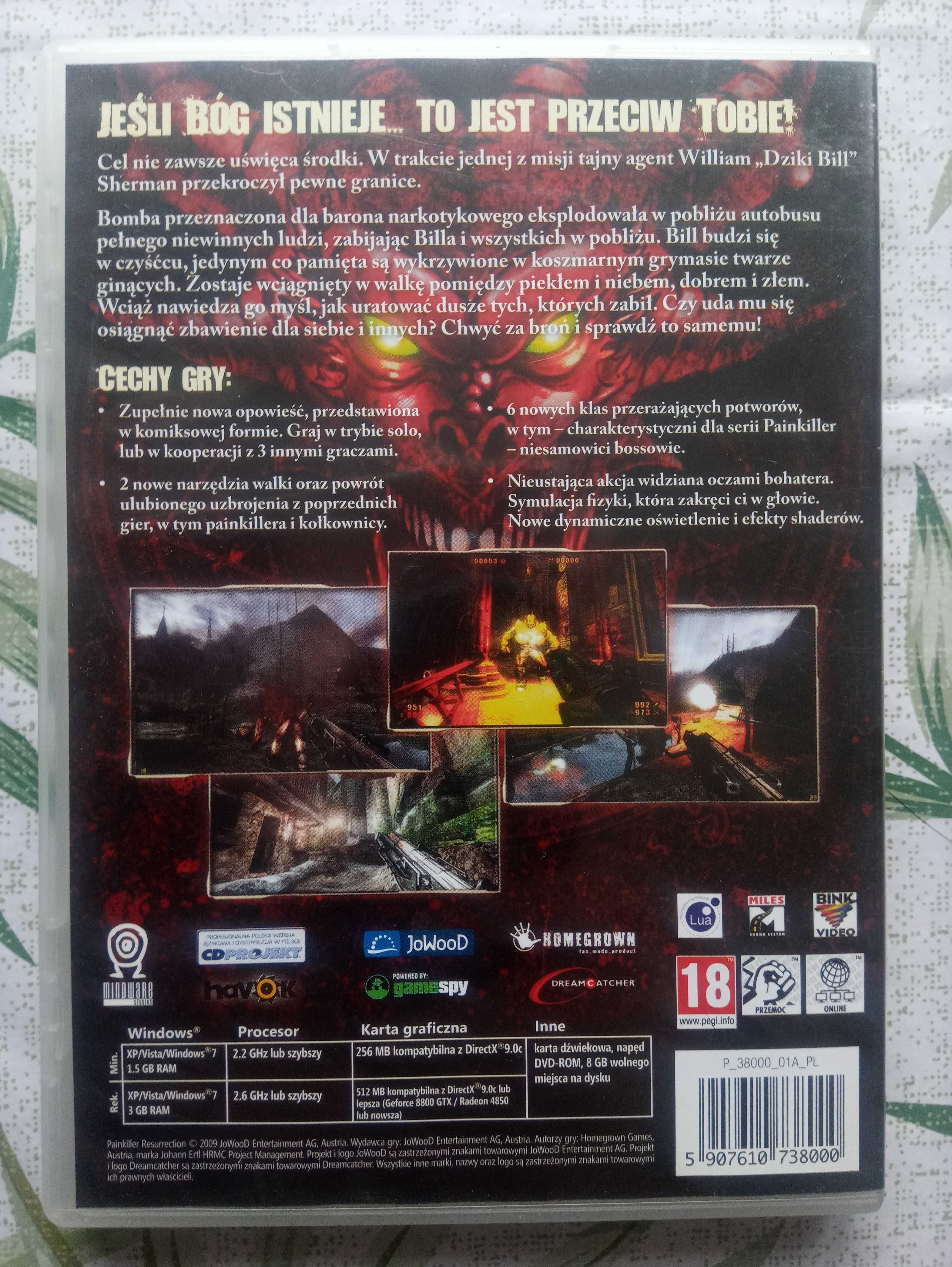 Painkiller Resurrection POLSKIE WYDANIE PC