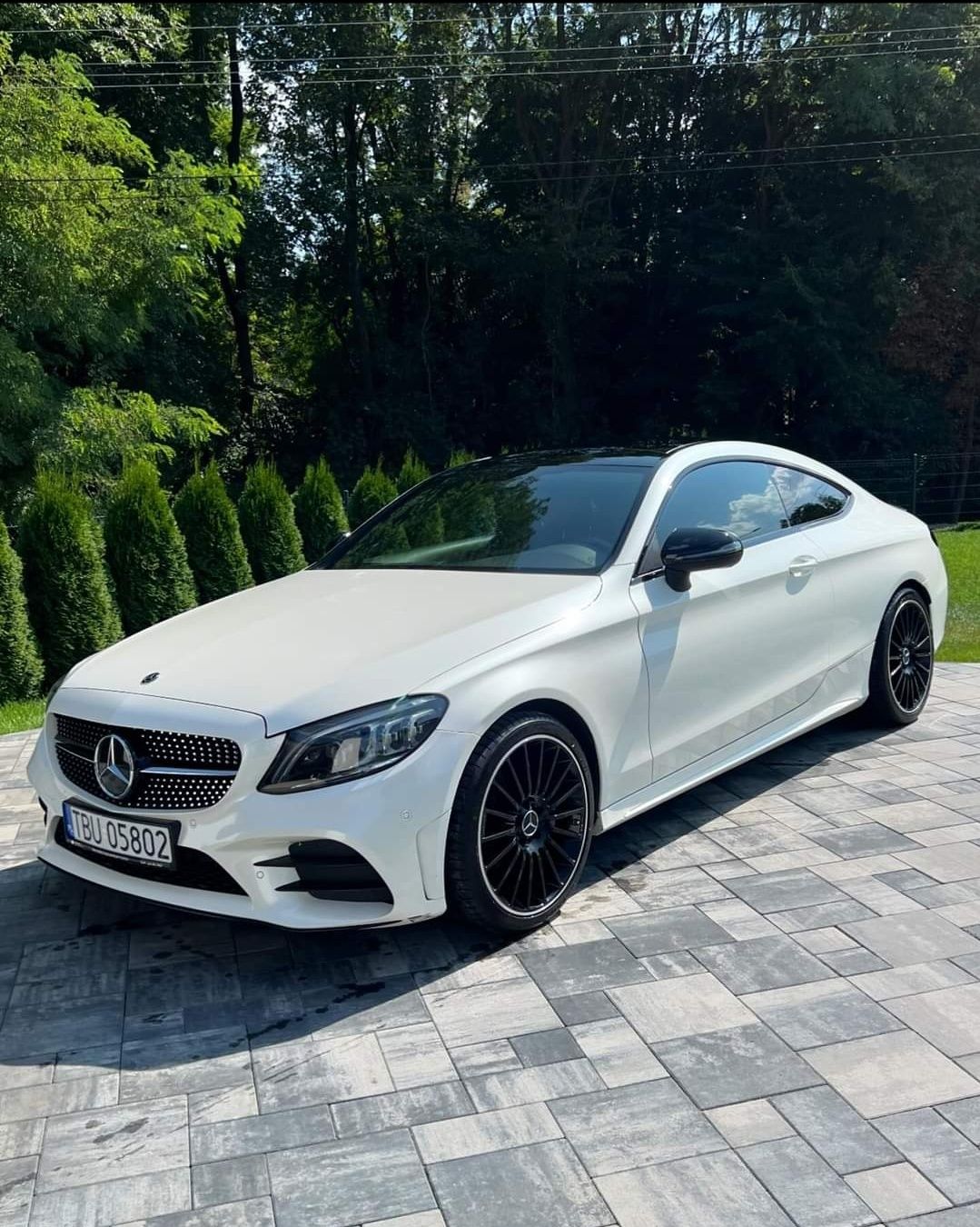Mercedes C220d coupe * AMG line * Salon Polska * bezwypadkowy *