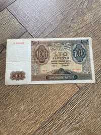 Banknot 100 zł z 1941 seria D