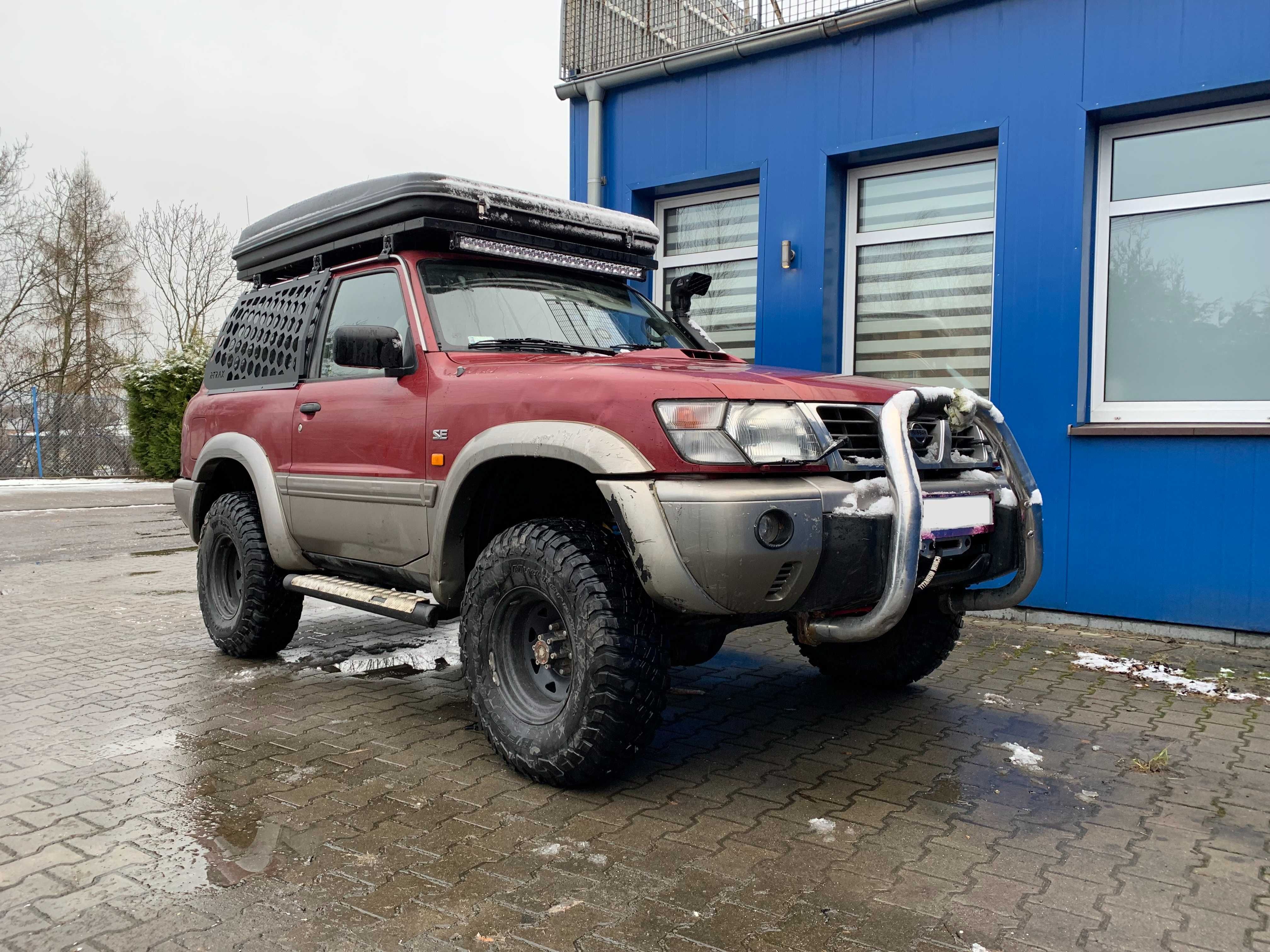 Osłony na szyby tylne Nissan Patrol Y61 short