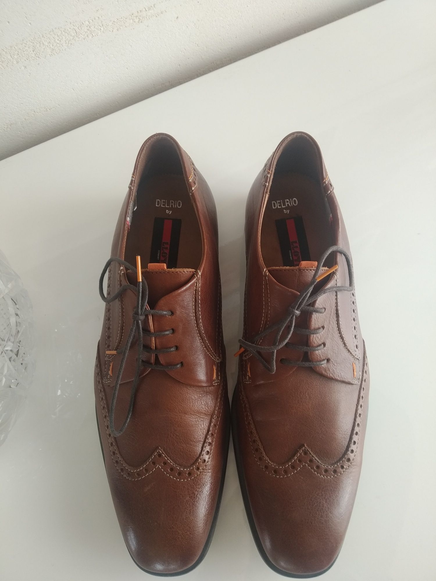 Niemiecka firma LLOYD. Buty dla wymagających. Nowe.  Skóra natu