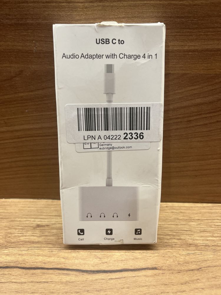 Audio Adapter USB C 4w1