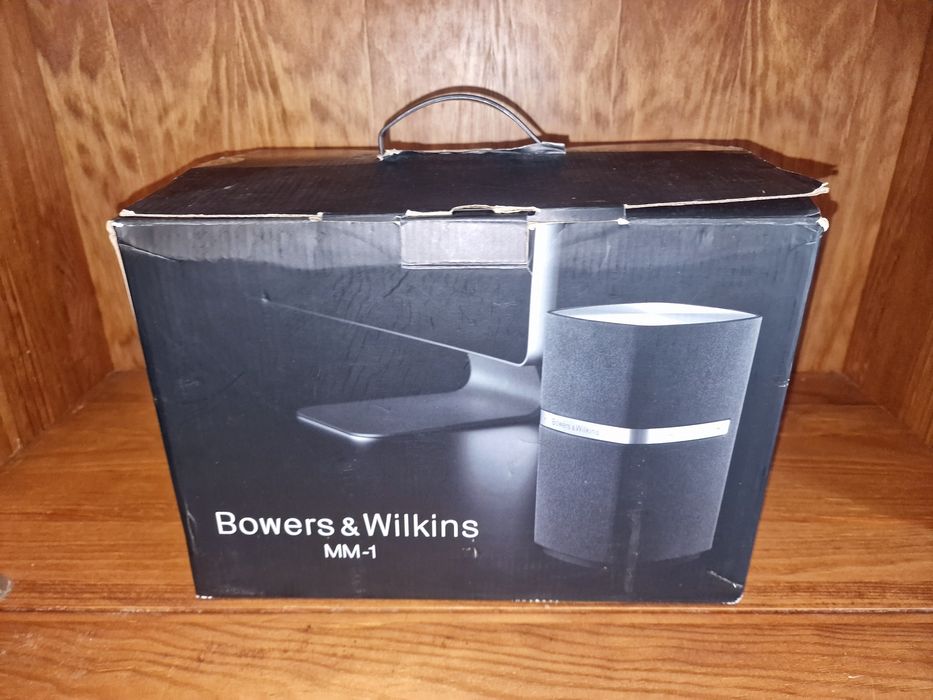 Bowers & Wilkins MM-1 – Colunas com comando e caixa original