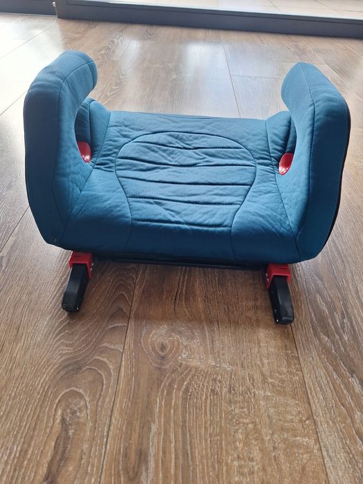 2x Poddupnik fotelik samochodowy PUMA 15-36kg turkusowy burgund isofix