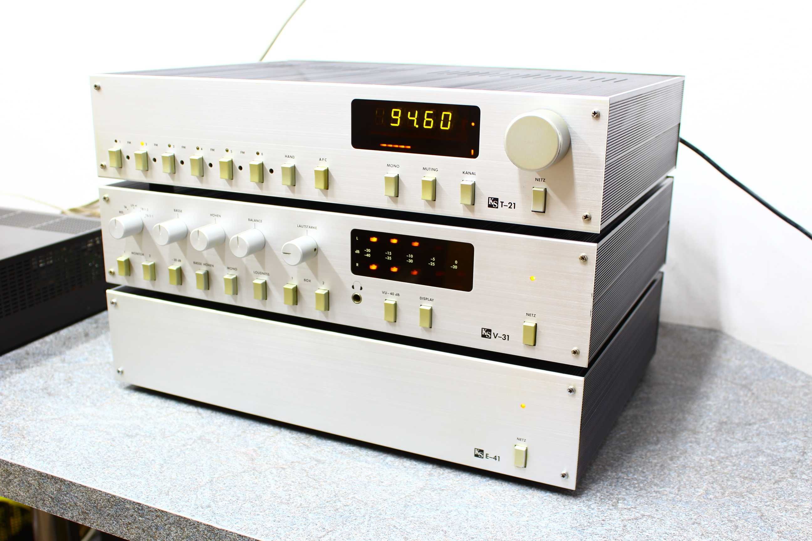 Kücke & Schmitz E-41 / V-31 Końcówka Mocy / Przedwzmacniacz Top Hi-End