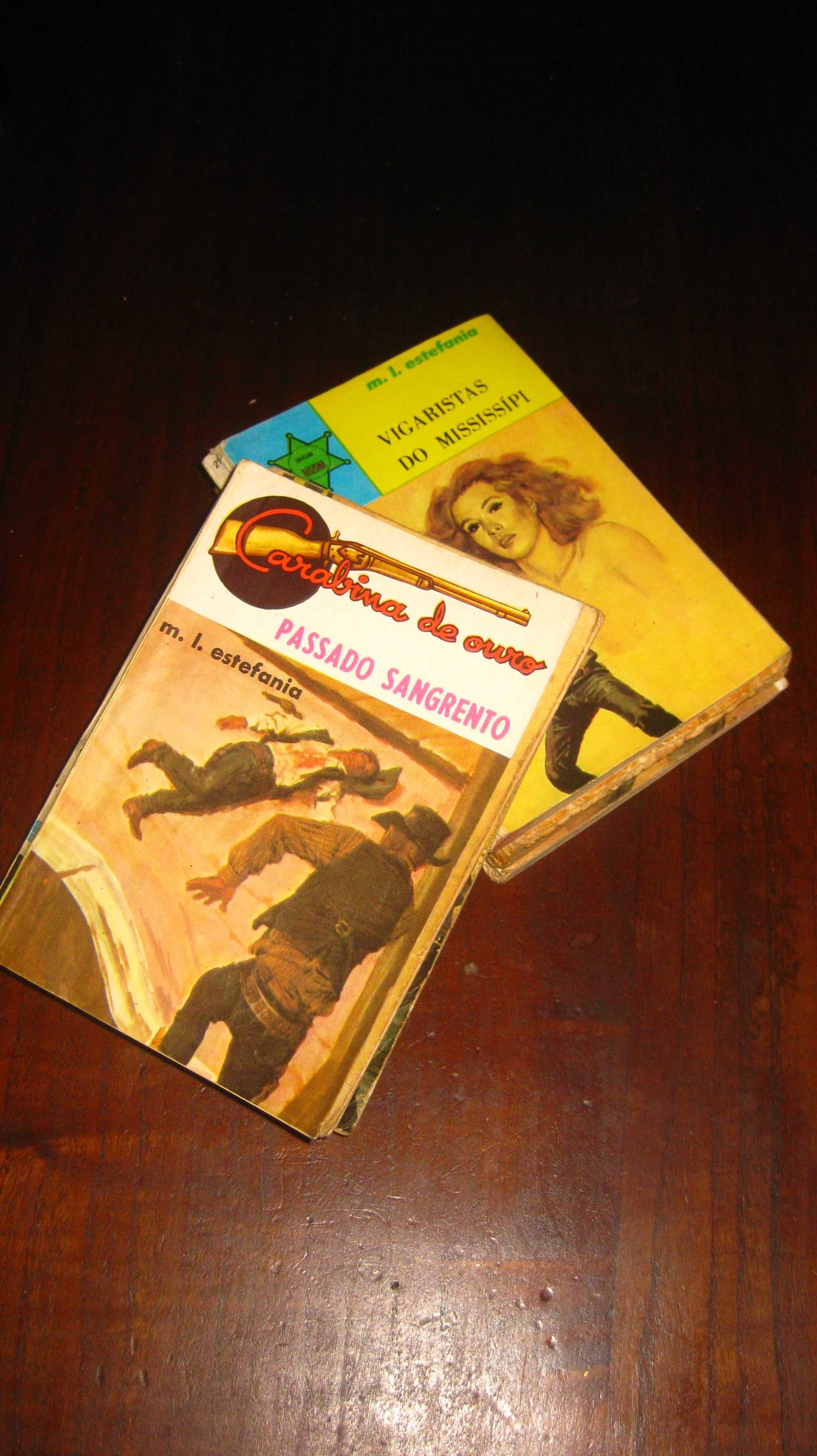 Packs de seis livros de coleções de aventura de cow boys