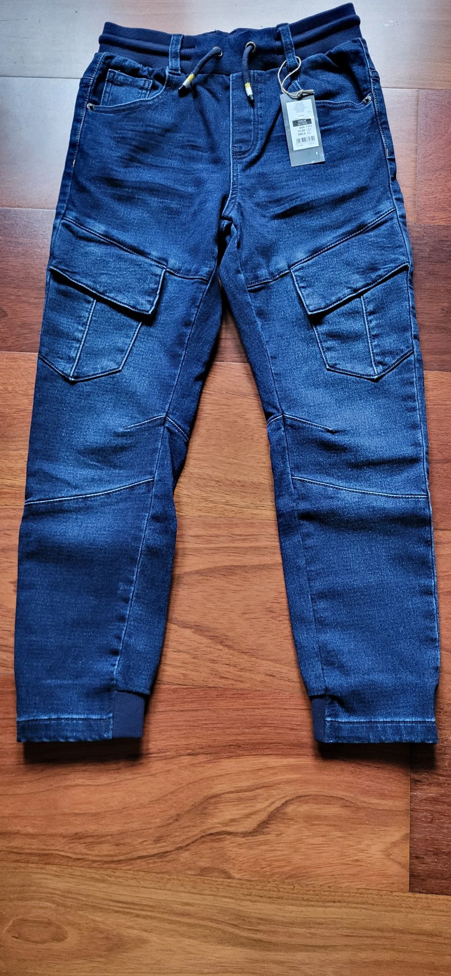Nowe Spodnie jeansowe bojówki Cool Club r. 152