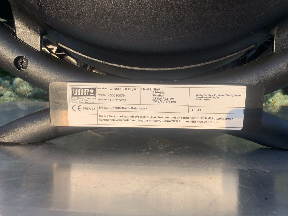 Grill Weber Q1000