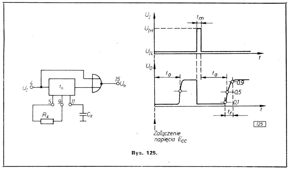 Układ hybrydowy EP-51H-3 generator impulsu do opóźnień UNITRA TELPOD
