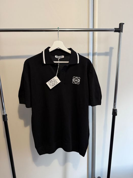 Loewe koszulka polo sweterkowa