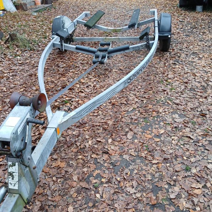 Przyczepa podłodziowa jedno osiowa