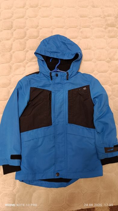 Куртка, вітрова утеплена на 7-8 років