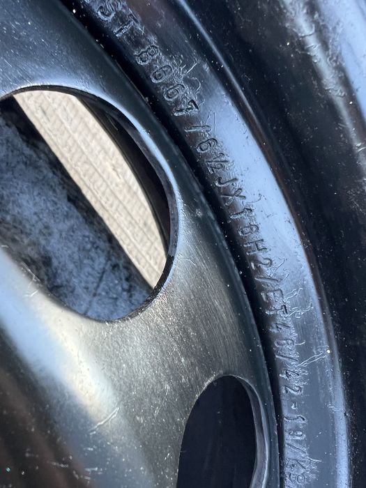 4xfelga stalowa 16” VW/SEAT/SKODA (5x112 ET46)
