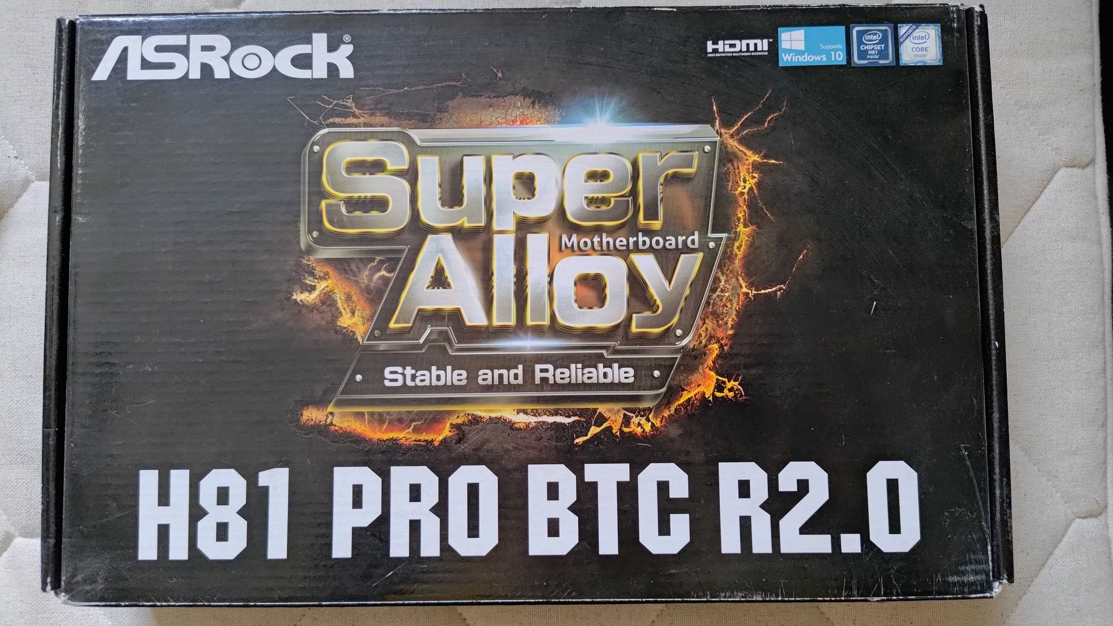 Płyta główna ASRock H81 PRO BTC R2.0 + Celeron + 4 GB ram