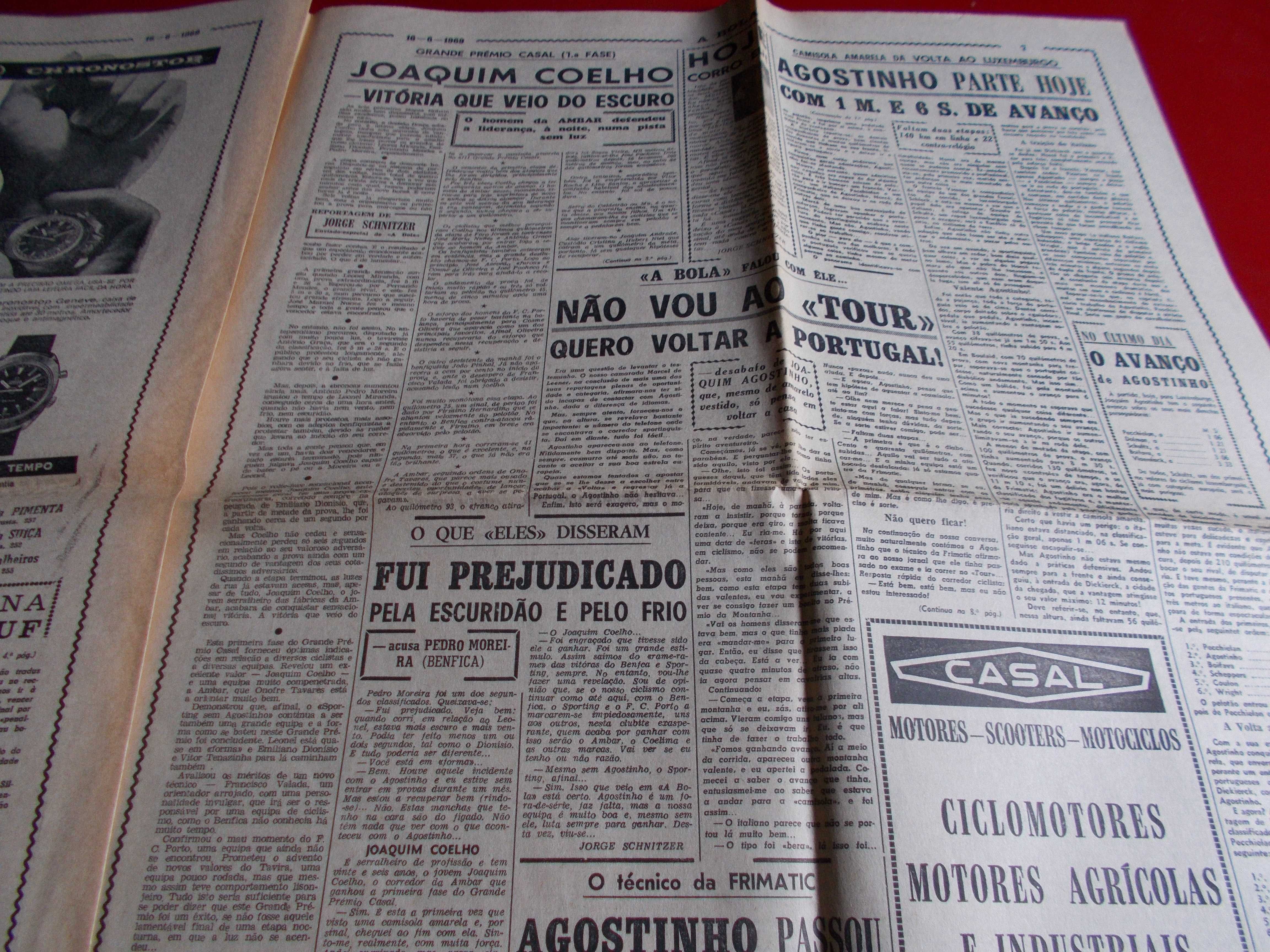 A Bola .Académica 1 Sporting 0. 18 Junho 1969