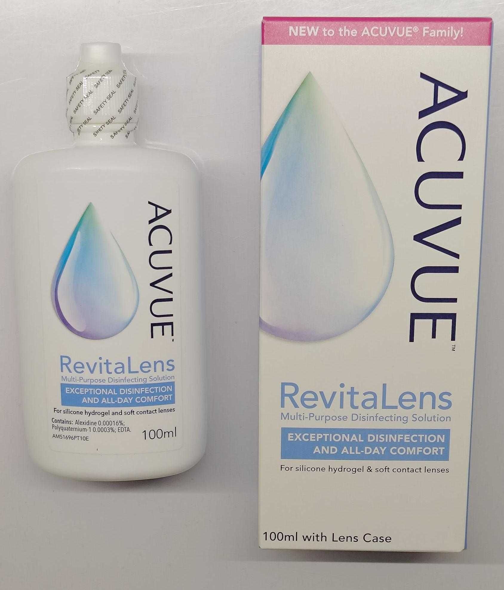 Płyn do soczewek ACUVUE RevitaLens 100ml 2 sztuki