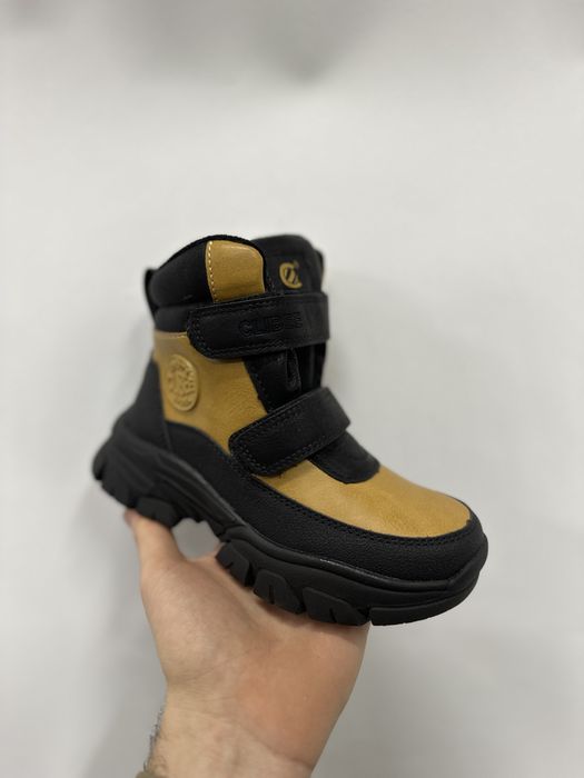 Черевики на зиму хлопчика 27-32, ботинки зимові на овчині, хайтопи