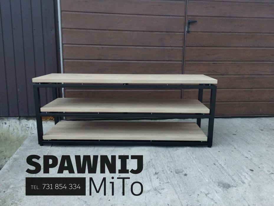 Szafka Rtv audio, stolik pod sprzęt na zamówienie metalowa półka regał