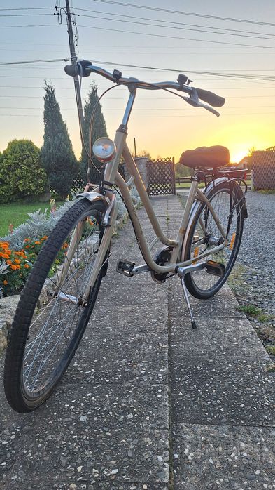 Rower damski 28 cali cappucino miejski damka Amsterdam