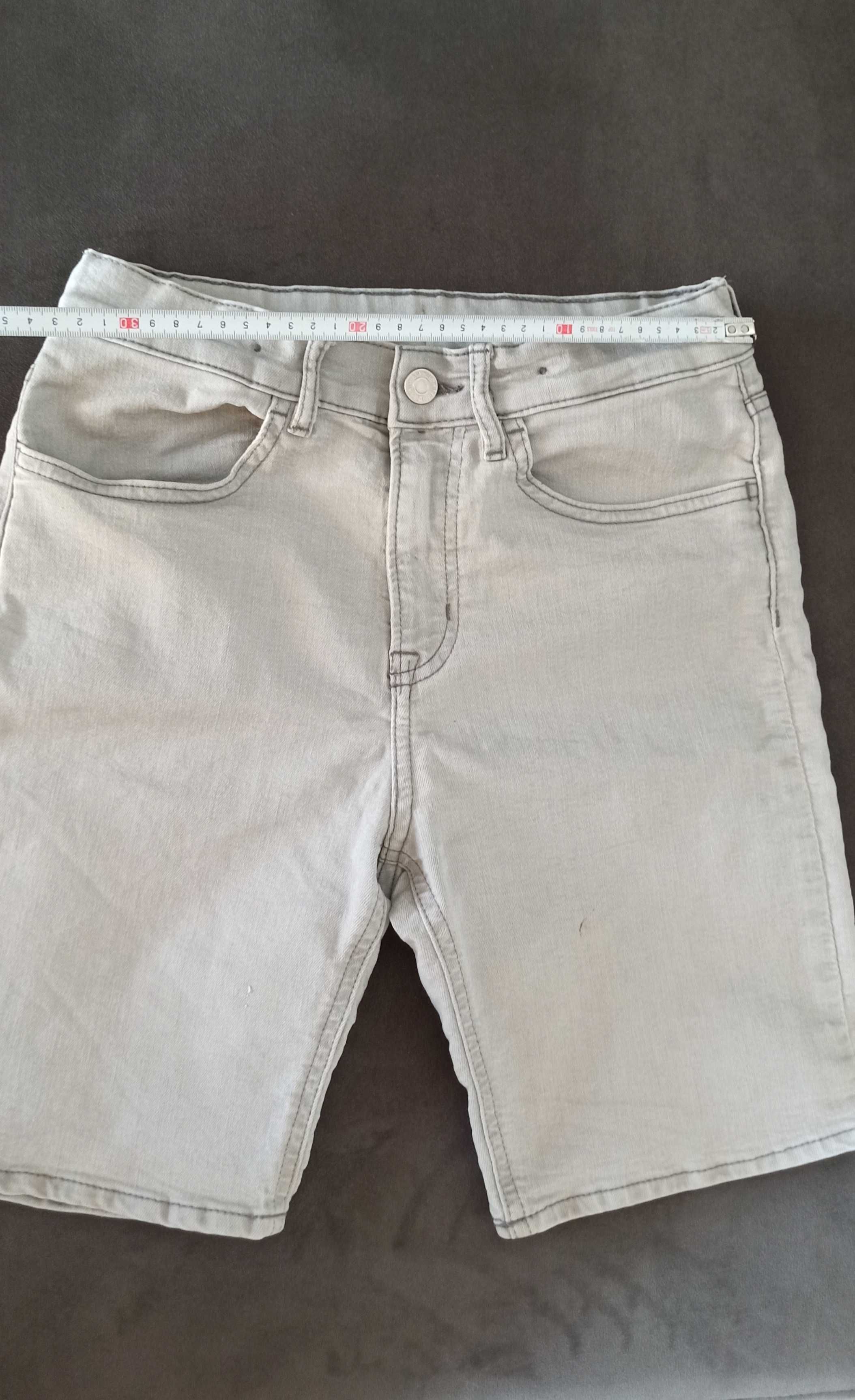 Spodenki jeans HM 152 , 11-12 lat