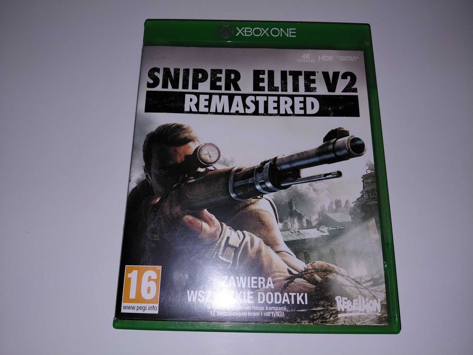 xbox one SNIPER ELITE V2 REMATERED+ DLC PL po polsku na płycie okł PL