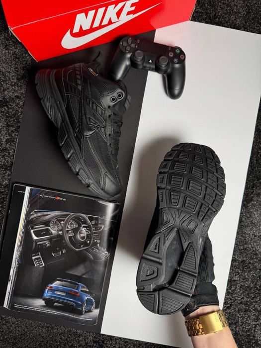 Чоловічі кросівки найк Nike Initiator High Fur All Black [41-46]