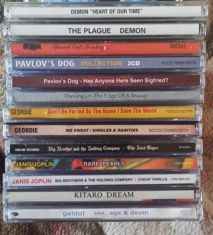 Продам CD диски Pavlov's Dog, Geordie, Janis Joplin и другие.