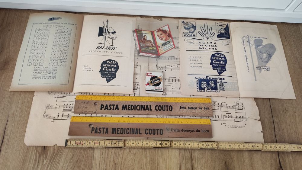 Pasta Medicinal Couto - Publicidade Antiga
