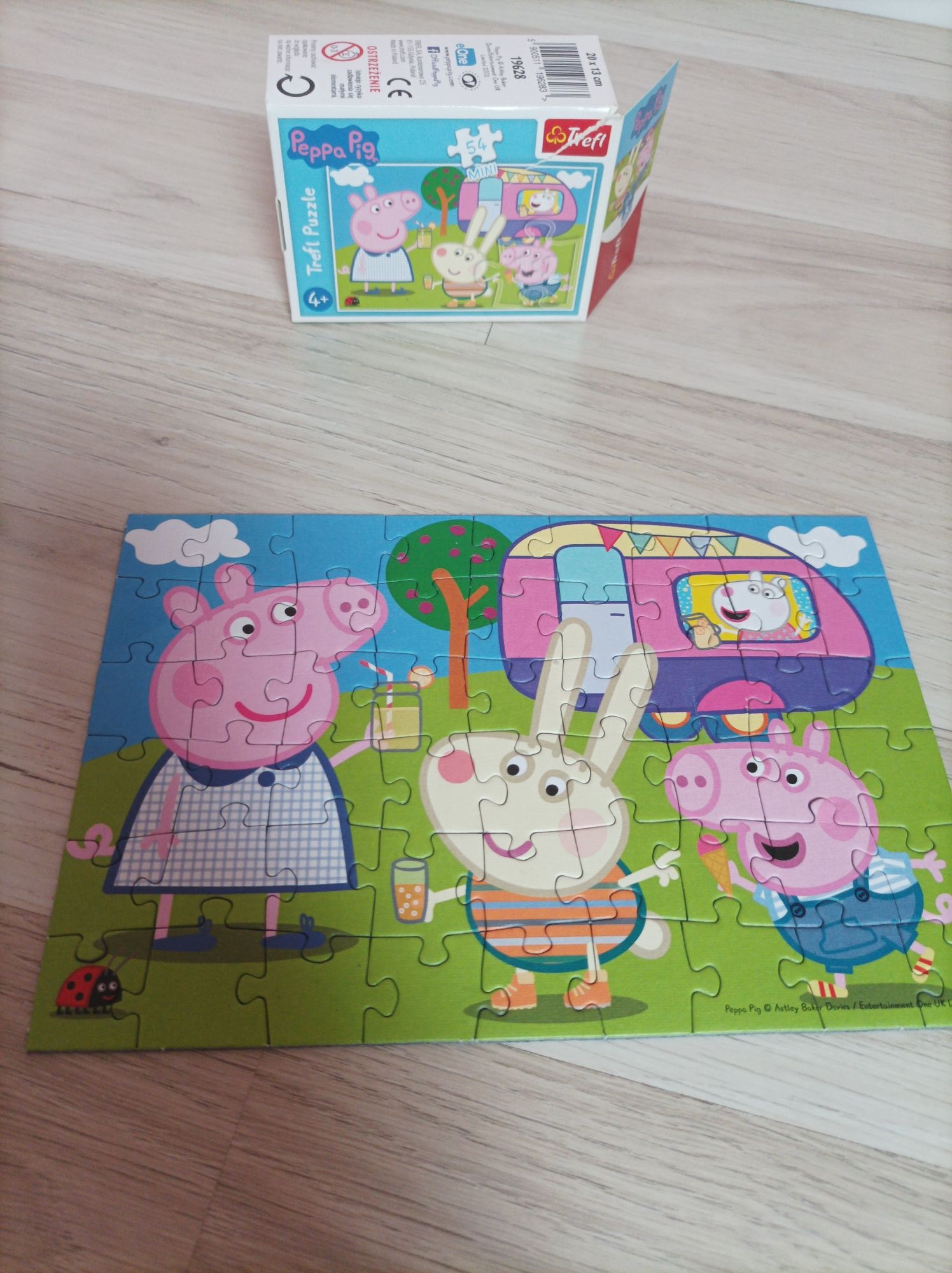 Puzzle zestaw świnka Peppa 2 opakowania