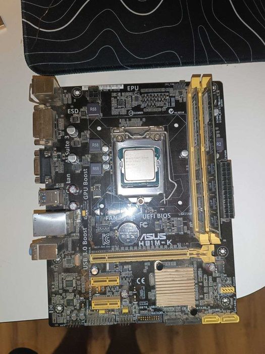 ASUS HB1M-K, I5-4690, 16gb ОЗУ ddr3, rx 560 4gb