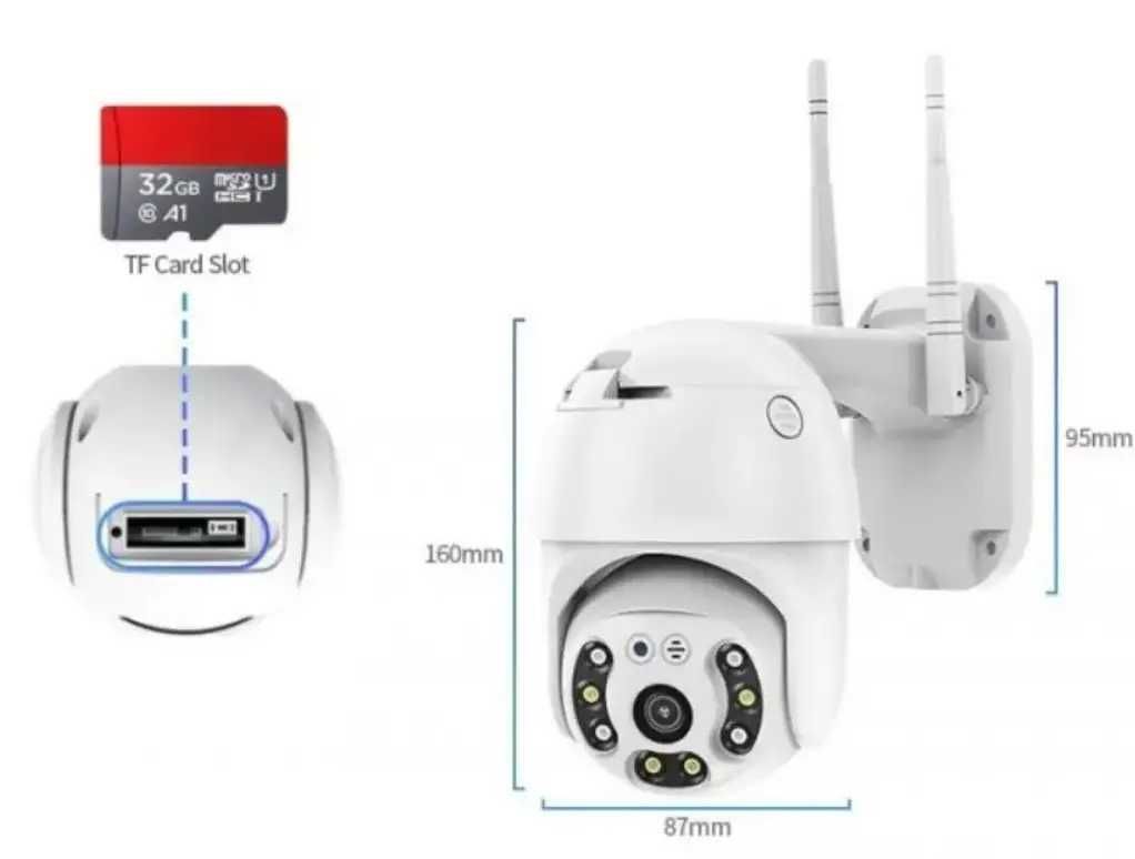 Камера відеоспостереження вулична  YCC365 Wi-Fi IP 2.0mp 7827 арт 4498