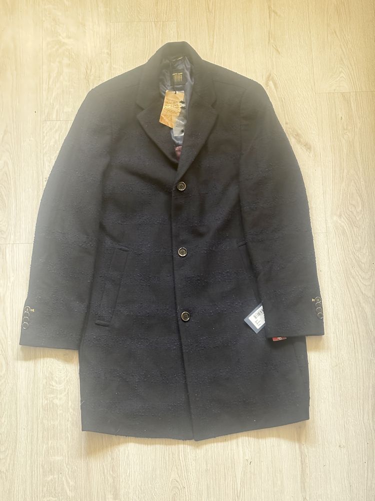 Płaszcz Pierre Cardin granatowy r.54