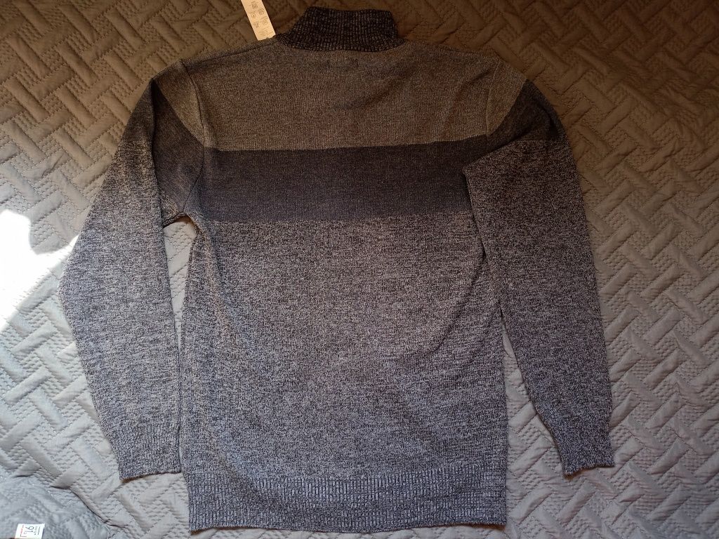 Nowy, sweter męski na suwak xxl
