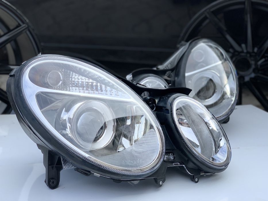 Фары Mercedes Benz w211 Дорестайлинг Галоген Фара Оптика АвтоРозборка