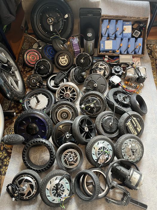 Мотор-колесо на гироскутер гироборд электросамокат ветряк самоделку