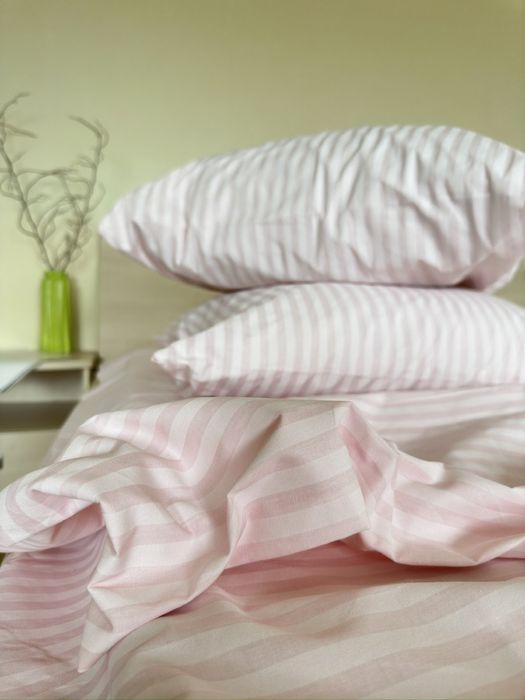 Якісна постільна білизна, постельное белье в полоску , Бязь Голд