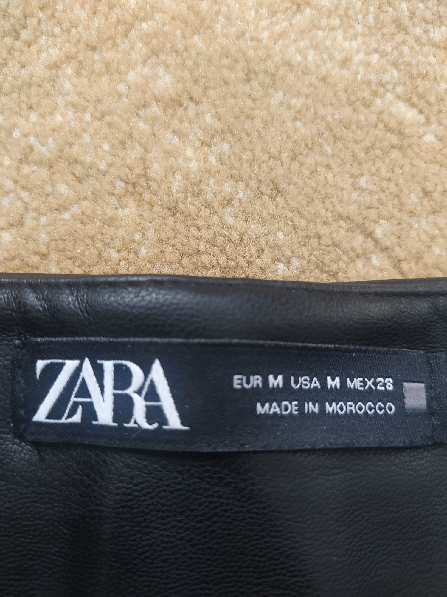 Юбка юбочка еко шкіра Zara