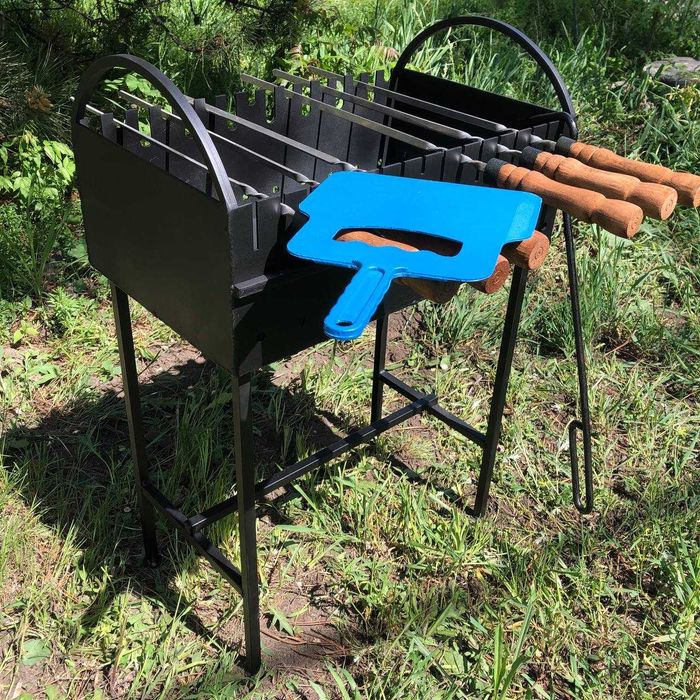 Мангал на 7 шампурів Розбірні ніжки