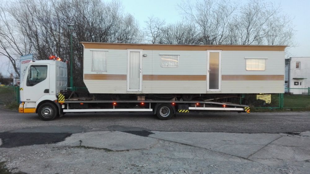 Laweta transport domek holenderski angielski przyczepa kamper camping