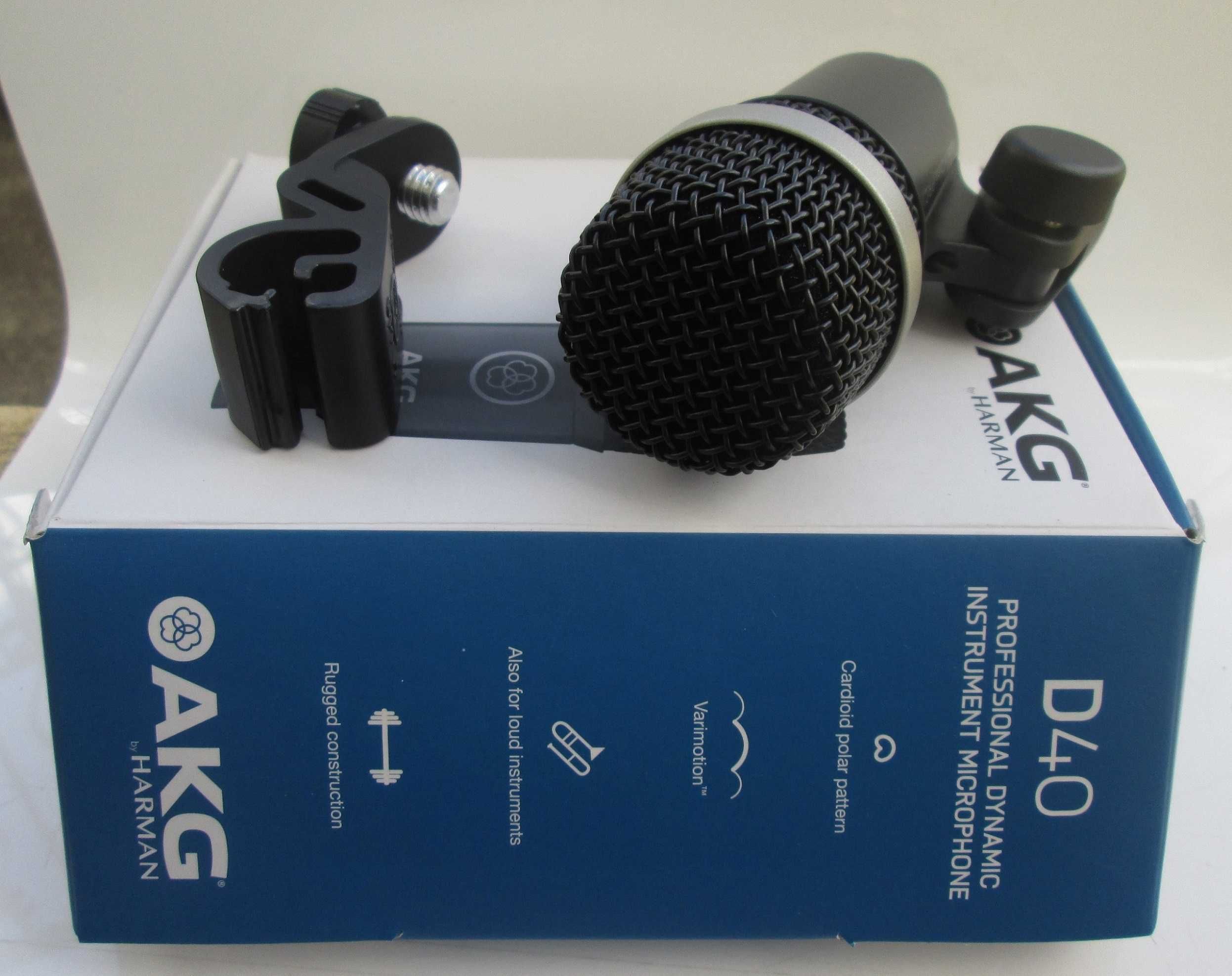 Microfone dinâmico AKG D40