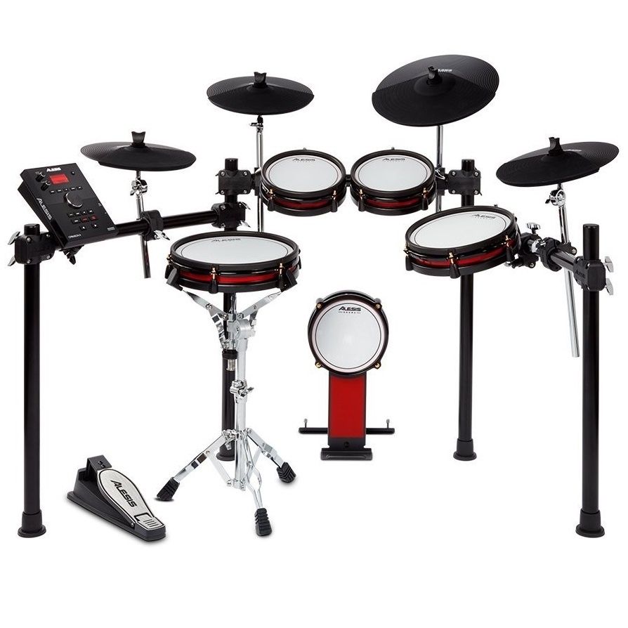 Alesis Crimson Mesh Kit II podwójna stopa dixon stolek tama dywan