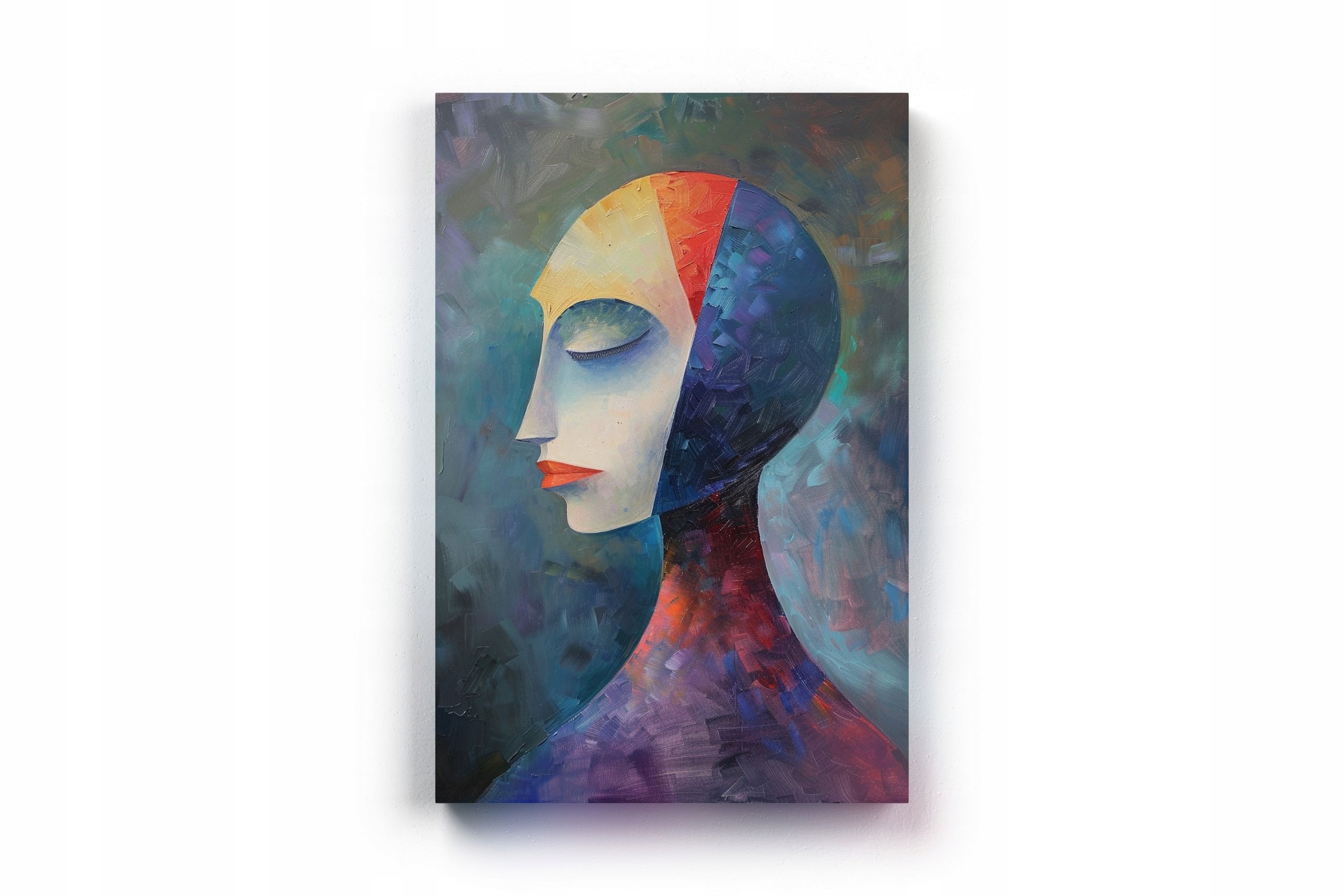 Obraz na płótnie "Abstrakcyjny Portret Kobiety" 40x60 cm