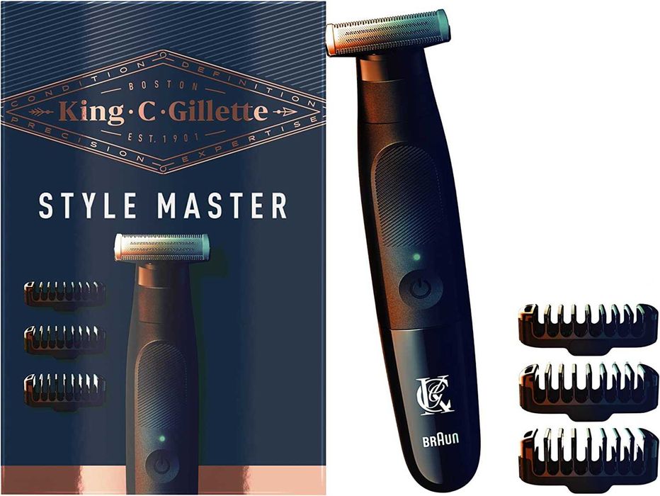 Trymer KING C. Gillette Style Master Z Ostrzem 4D