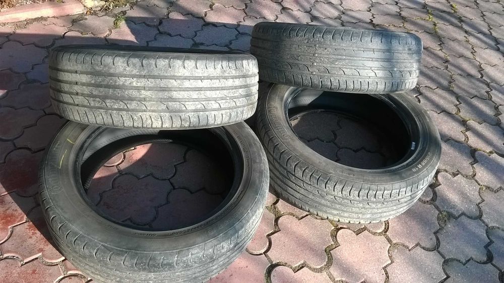 Komplet letnich opon używanych Continental