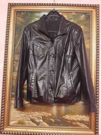 Кожанная куртка пиджак р. 48-50 в идеале (натуралка)