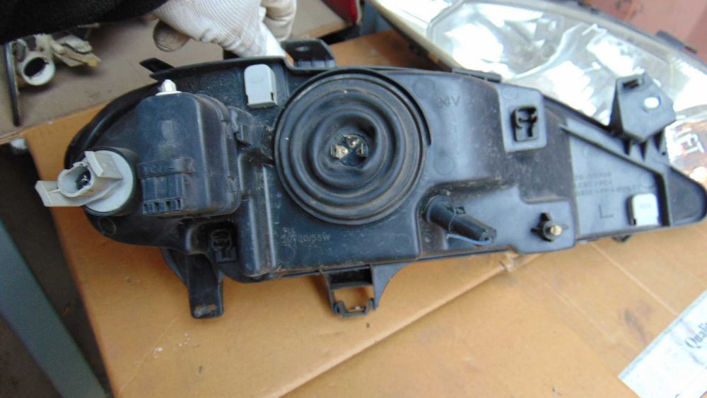 Wrz55 Lampa lewa przednia renault megane 1 lift żarówka h4 wysyłka