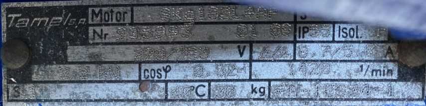 silnik elektryczny 2,2kW 1420obr. 3fazowy OBCE CHŁODZENIE Tamel